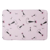 Tapis De Bain Chat Kitty Casquette rose (Devant)