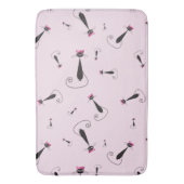 Tapis De Bain Chat Kitty Casquette rose (devant Vertical)