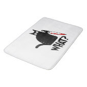 Tapis De Bain Chat Meurtrier Avec Couteau (Angle)
