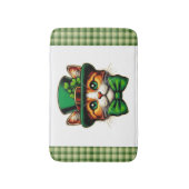 Tapis De Bain Chat mignon/chaton Saint Patrick's Day (Devant (Vertical))