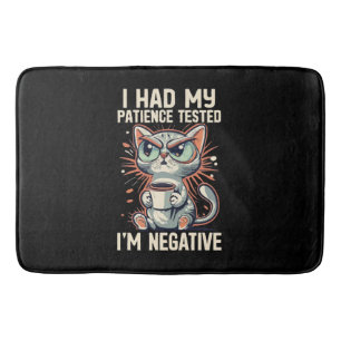 Tapis De Bain Chat négatif