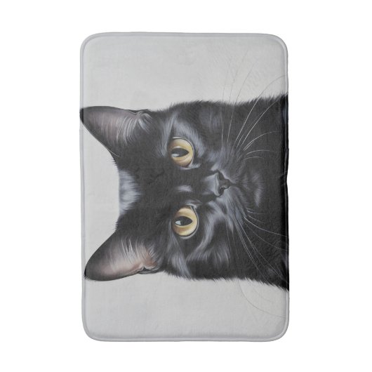 Tapis De Bain Chat noir (Devant (Vertical))