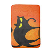 Tapis De Bain Chat noir (Devant (Vertical))