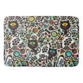 Tapis De Bain Chat noir à un oeil (Devant)