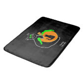 Tapis De Bain Chat Noir Citrouille Grand Mat Bain (Angle)