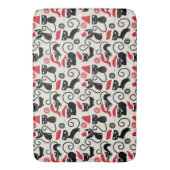 Tapis De Bain Chat noir de Noël (devant Vertical)