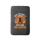 Tapis De Bain Chat Noir Halloween Incroyable (Devant (Vertical))