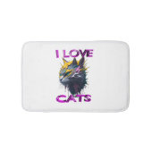 Tapis De Bain Chat noir mignon 1 (Devant)