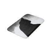 Tapis De Bain Chat Noir Silhouette Bain Mat (Angle)