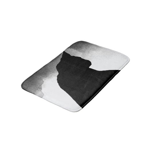 Tapis De Bain Chat Noir Silhouette Bain Mat (Angle)