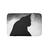 Tapis De Bain Chat Noir Silhouette Bain Mat (Devant)