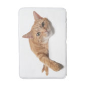 Tapis De Bain Chat Orange Posé En Bas (Devant (Vertical))