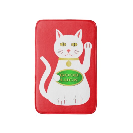 Tapis De Bain Chat Oriental Lucky (Devant (Vertical))