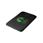 Tapis De Bain Chat ou je vous pousserais devant les Zombies pour (Angle)