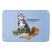 Tapis De Bain Chat plante (Devant)