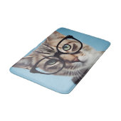 Tapis De Bain Chat Portant des lunettes (Angle)