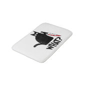 Tapis De Bain Chat Qu'est-ce que_ Drôle Chat Noir (Angle)