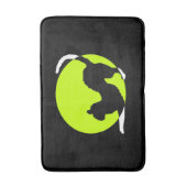 Tapis De Bain Chat Silhouette Bain Mat (Devant (Vertical))