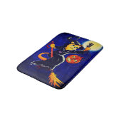 Tapis De Bain Chat sorcière de nuit (Angle)