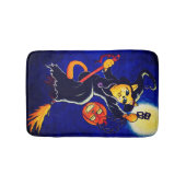 Tapis De Bain Chat sorcière de nuit (Devant)