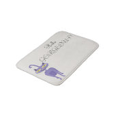 Tapis De Bain Chat Whimsical Quirky, Parties scintillant - Bonjo (Angle)