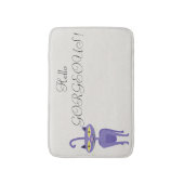 Tapis De Bain Chat Whimsical Quirky, Parties scintillant - Bonjo (Devant (Vertical))