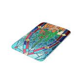 Tapis De Bain Château vert de magicien d'Oz Stainglass (Angle)