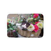 Tapis De Bain Chaton dans un panier (Devant)