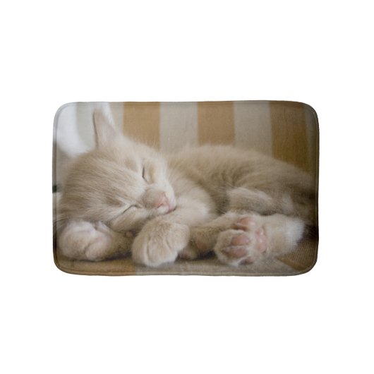 Tapis De Bain Chaton de sommeil (Devant)