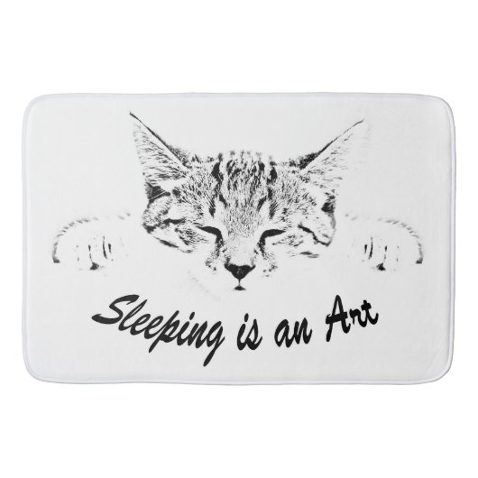 Tapis De Bain Chaton dormant (Devant)