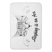 Tapis De Bain Chaton dormant (devant Vertical)