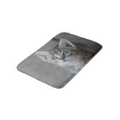 Tapis De Bain Chaton mignon dans le jardin (Angle)