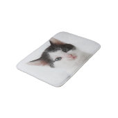 Tapis De Bain Chaton repéré par noir (Angle)