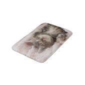 Tapis De Bain Chaton somnolent (Angle)