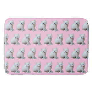 Tapis De Bain Chatons blancs