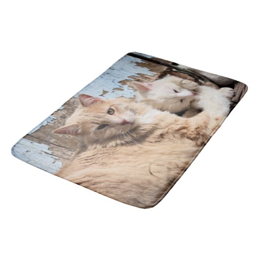 Tapis De Bain Chats (Angle)