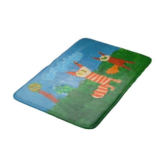 Tapis De Bain Chats amusants (Angle)