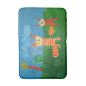 Tapis De Bain Chats amusants (Devant (Vertical))