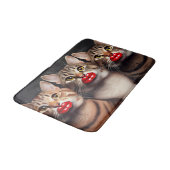 Tapis De Bain Chats Amusants Avec Botox (Angle)