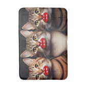 Tapis De Bain Chats Amusants Avec Botox (Devant (Vertical))