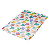 Tapis De Bain Chats aquarelles et amis (Angle)