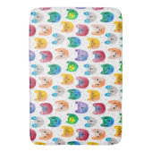 Tapis De Bain Chats aquarelles et amis (devant Vertical)