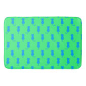 Tapis De Bain Chats bleus fantaisistes Fun Forever Lime vert (Devant)