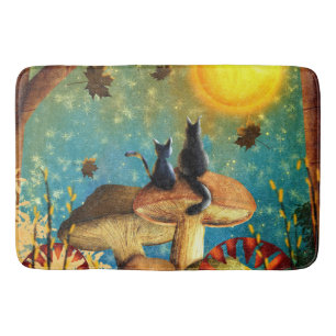 Tapis De Bain Chats de champignons