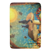 Tapis De Bain Chats de champignons (devant Vertical)