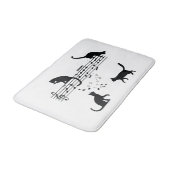 Tapis De Bain Chats Lecture de notes musicales (Angle)