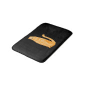 Tapis De Bain Chats Orange (Angle)