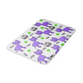 Tapis De Bain Chats pourpres Salle de bain Mat (Angle)