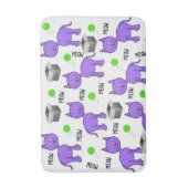 Tapis De Bain Chats pourpres Salle de bain Mat (Devant (Vertical))