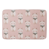 Tapis De Bain Chats roses (Devant)